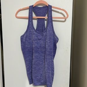 GUC lululemon swiftly tech racer back tank size 8 purple